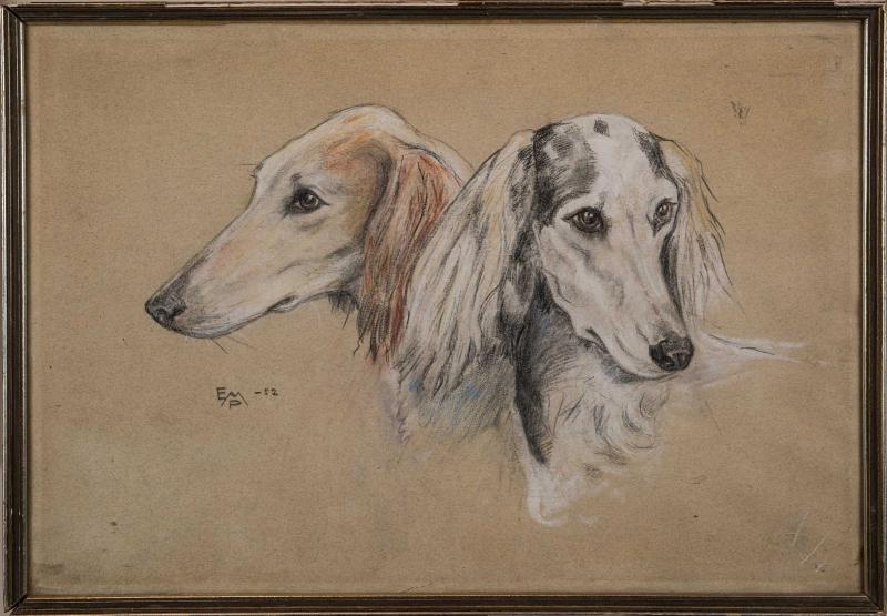 Ritratto di due cani Ritratto di due cani