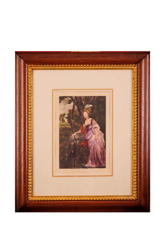Serie di quattro ritratti di giovani aristocratiche inglesi Serie di quattro ritratti di giovani aristocratiche inglesi