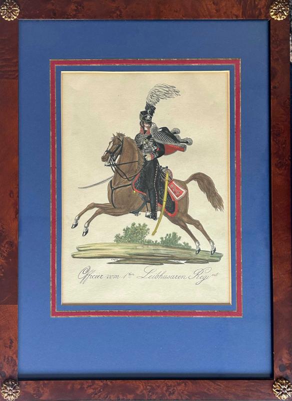 Friedrich Jügel e Ludwig Wolf (AFTER), Officier vom 1.ten Leibhusaren Regiment Friedrich Jügel e Ludwig Wolf (AFTER), Officier vom 1.ten Leibhusaren Regiment