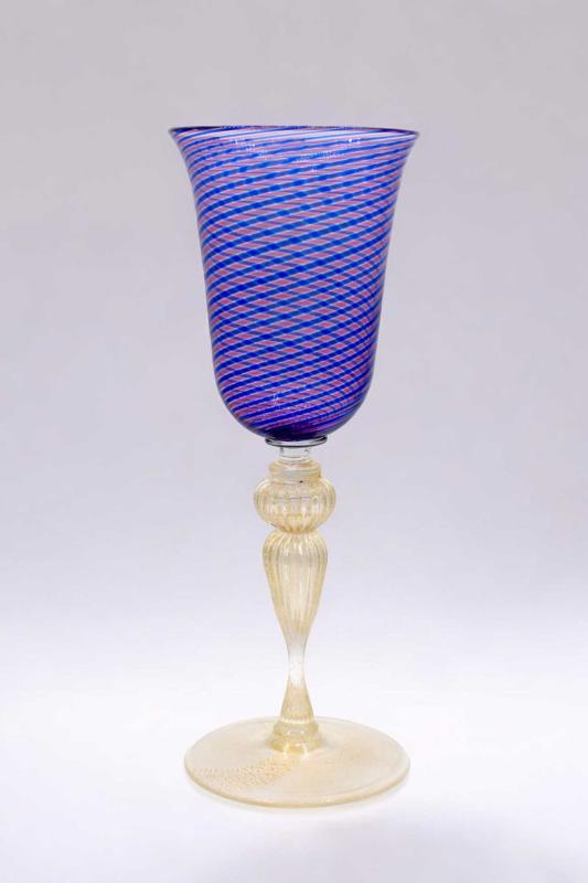 Calice in vetro di Murano violetto Calice in vetro di Murano violetto