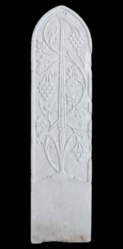 Stele in marmo bianco 