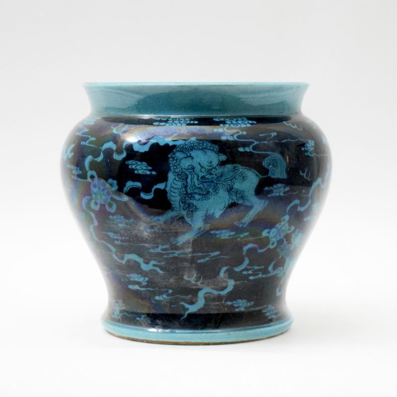 Interessante vaso cinese 'pavone'