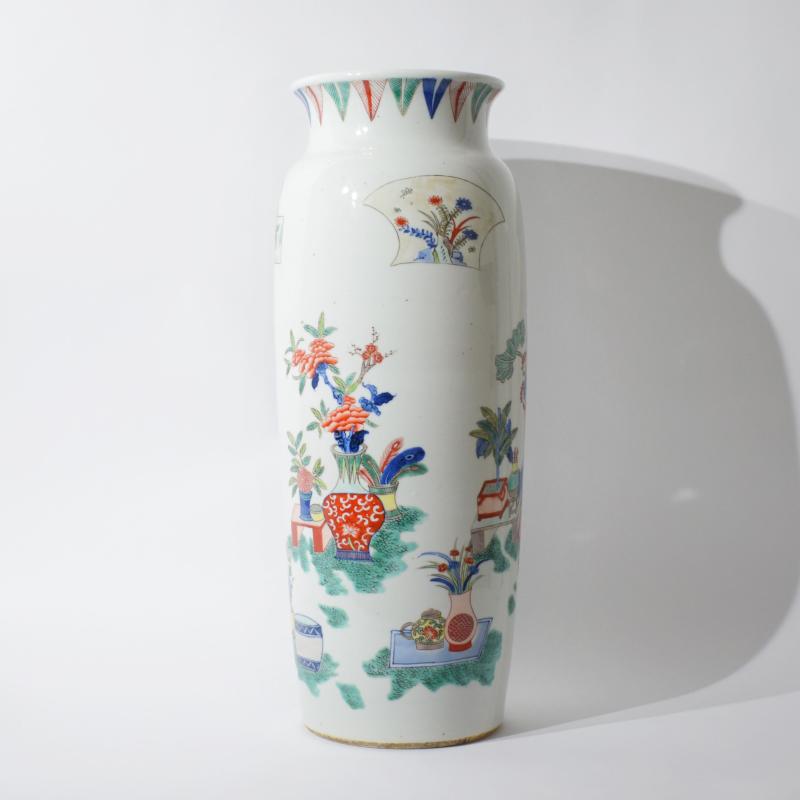Imponente vaso cinese a manica