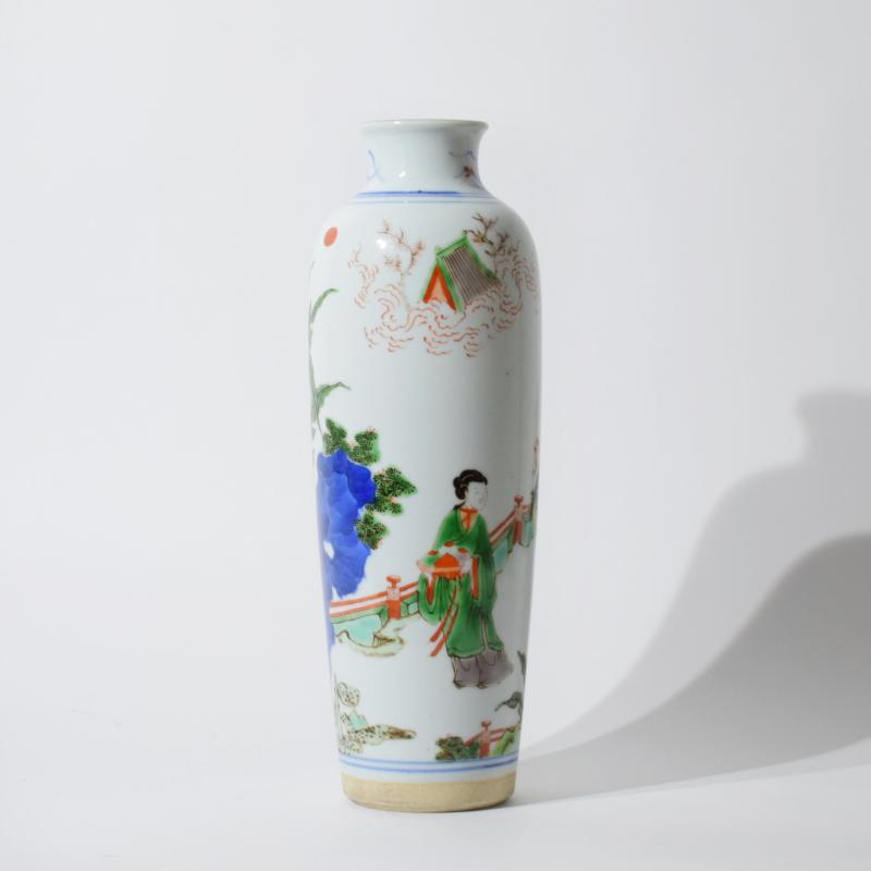 Vaso cinese a manica Wucai