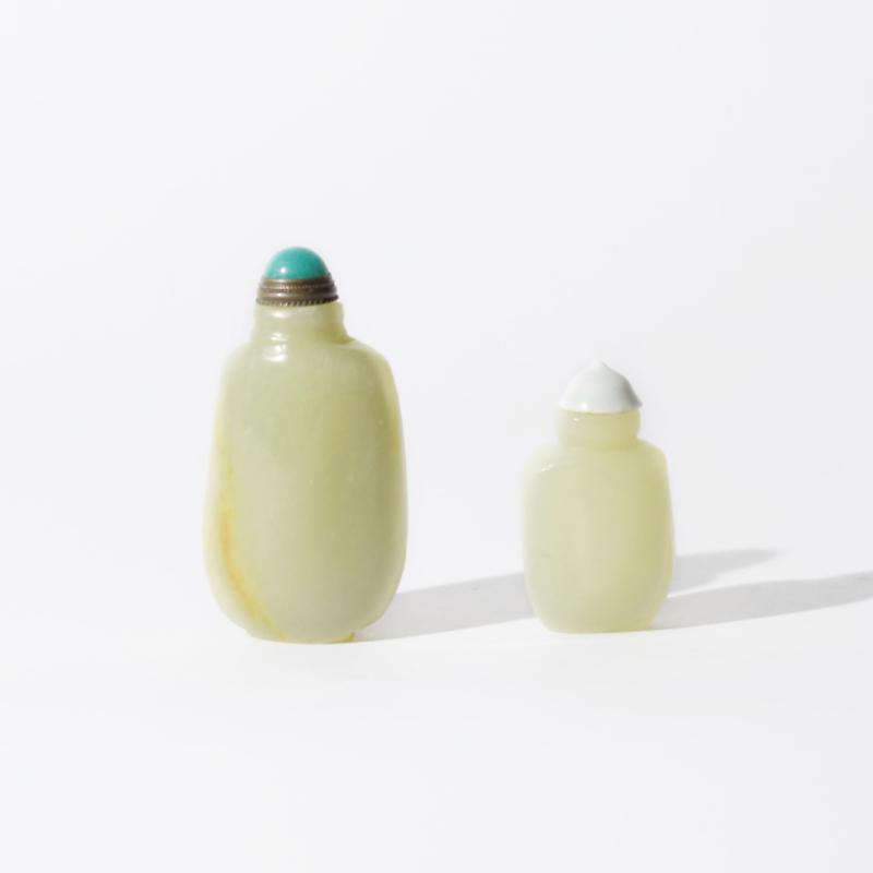 Due snuff bottles cinesi in giada