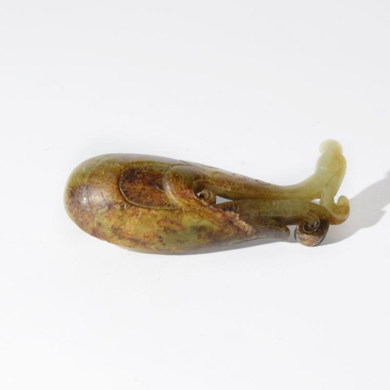 Raffinata fibbia cinese in giada