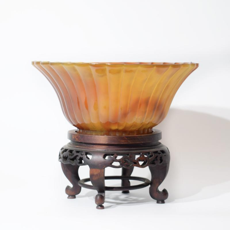 Tazza cinese in vetro di Pechino