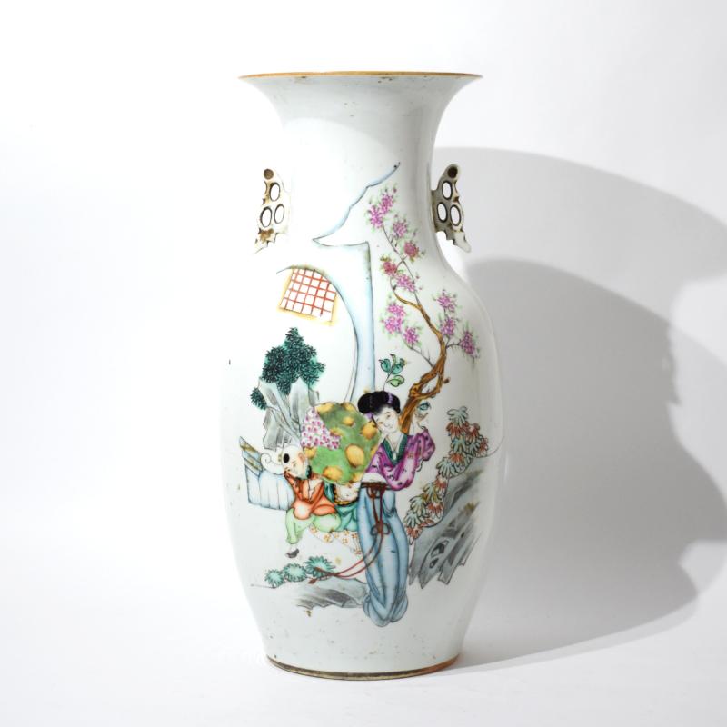 Vaso cinese Famiglia Rosa