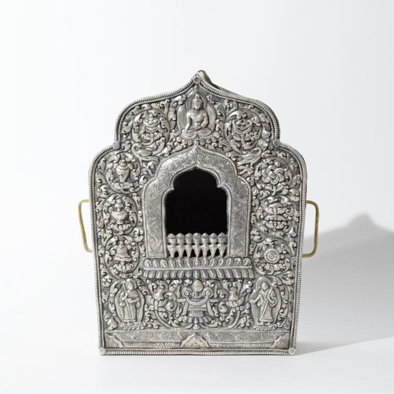 Bel Gau Tibetano in argento