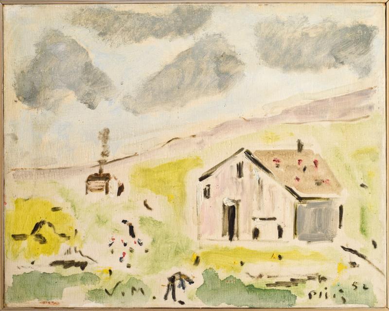 Filippo De Pisis, Valsassina Landscape