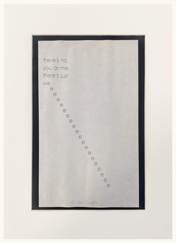 Mirella Bentivoglio, There's no you or me