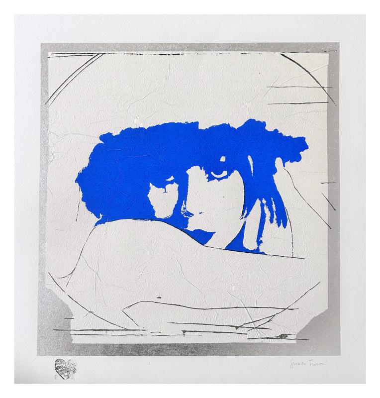 Giosetta Fioroni, Double liberty blue