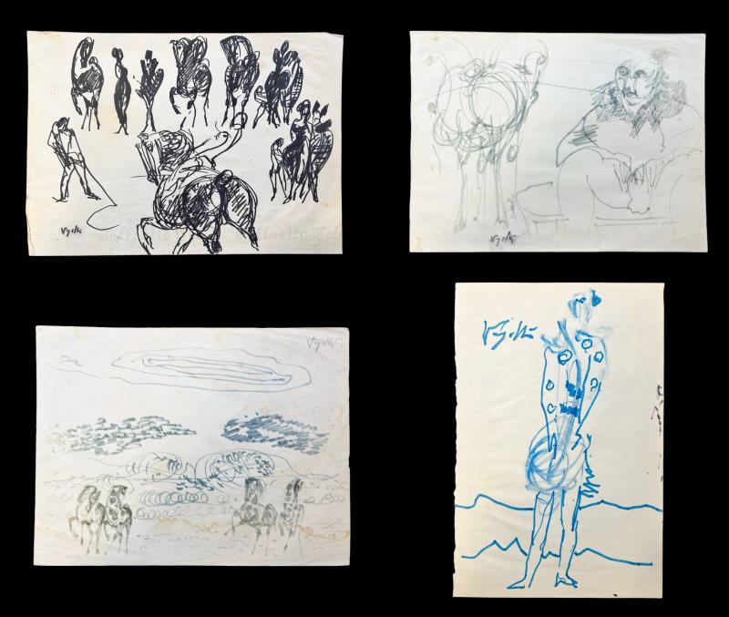 Antonio Vangelli, Four drawings