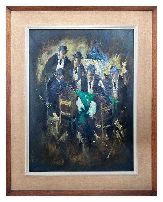 Cesarino Monti, Figures at the Gaming Table