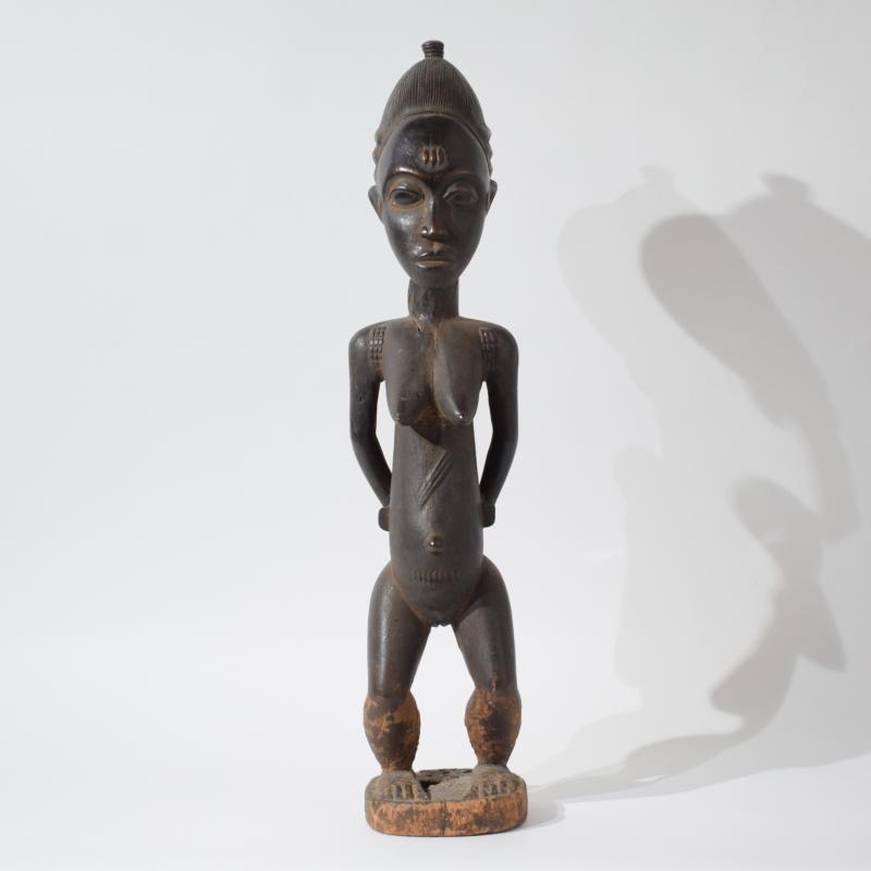 Bella scultura africana raffigurante madre con bambino Bella scultura africana raffigurante madre con bambino