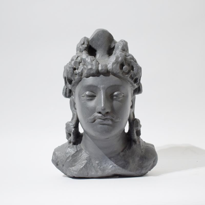 Volto di Bodhisattva, calco da scultura Gandhara Volto di Bodhisattva, calco da scultura Gandhara