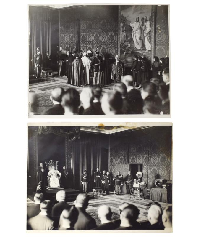 Fotografie originali con Papa Pio XI Fotografie originali con Papa Pio XI