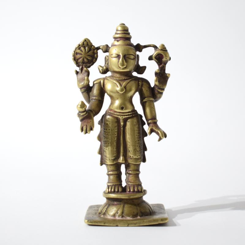 Bronzo devozionale raffigurante Vishnu Bronzo devozionale raffigurante Vishnu