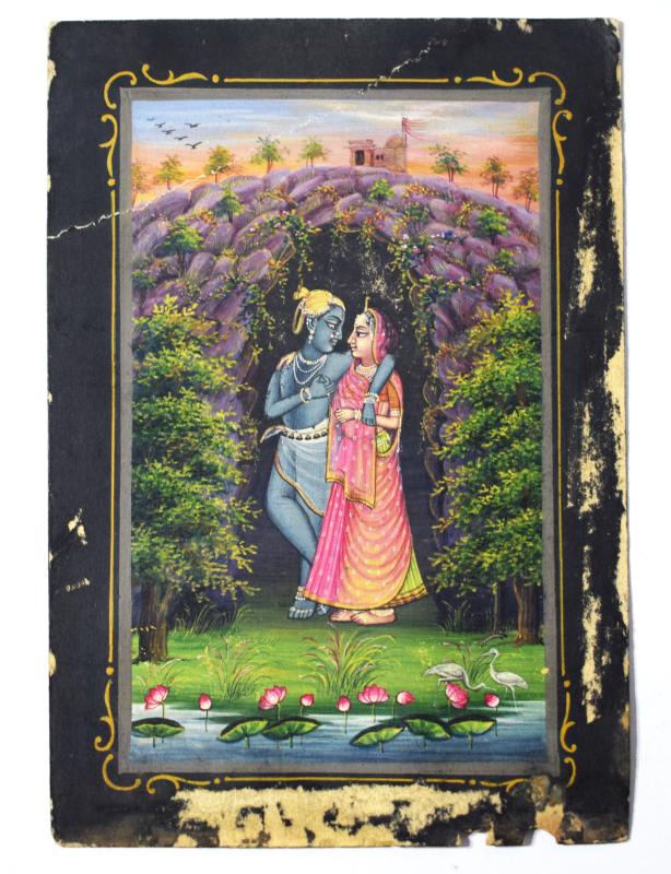 Krishna e Radha nel Monte Govardhan Krishna e Radha nel Monte Govardhan